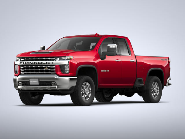 A red Silverado 2500