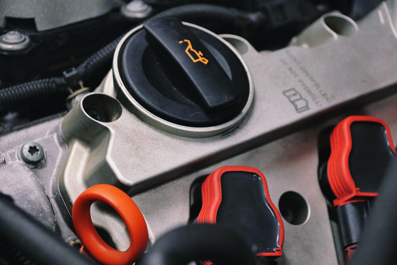 A car's interior parts