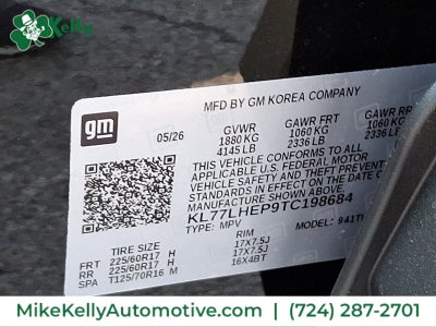 2026 Chevrolet Trax LT