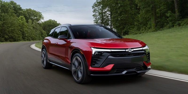 Chevrolet Blazer EV SUV parked outdoors.